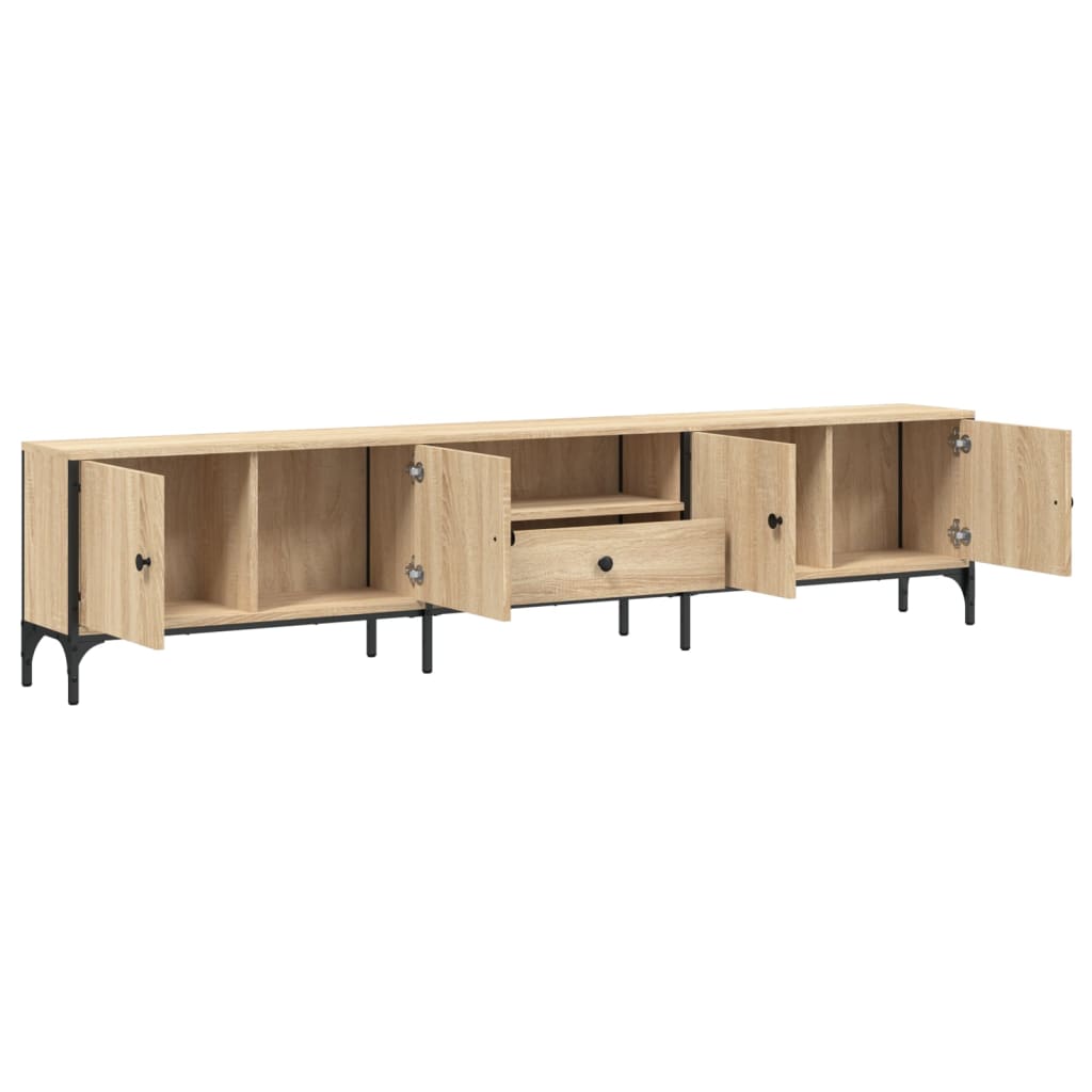 TV-Møbel Sonoma Eik TV-benk med skuff 200x25x44 cm