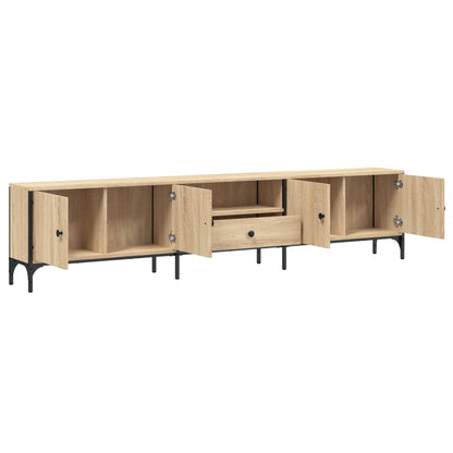TV-Møbel Sonoma Eik TV-benk med skuff 200x25x44 cm