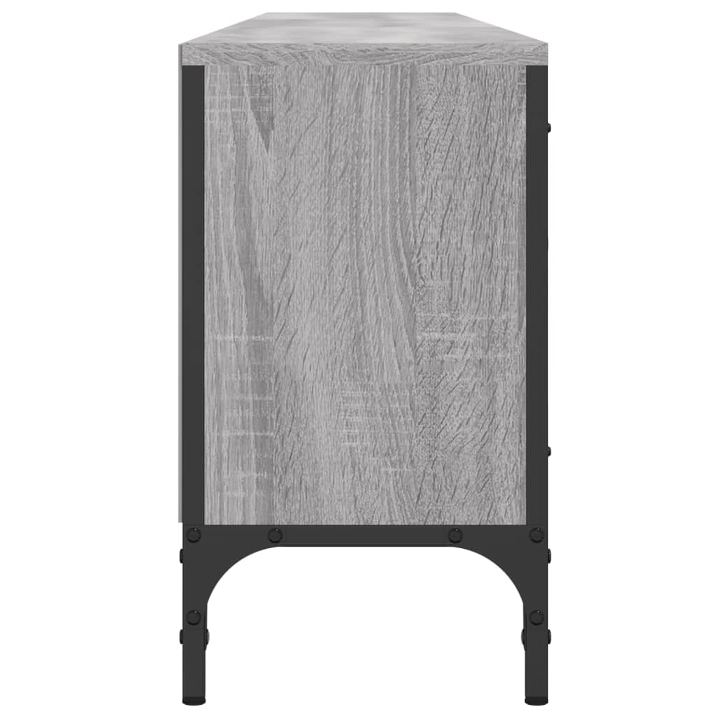 TV-Møbel Sonoma Grå TV-benk med skuff 200x25x44 cm