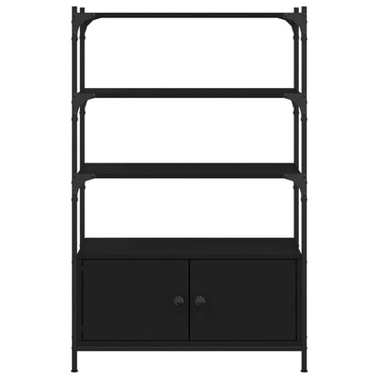 Bokhylle Svart 3 etasjer 70x30x109,5 cm