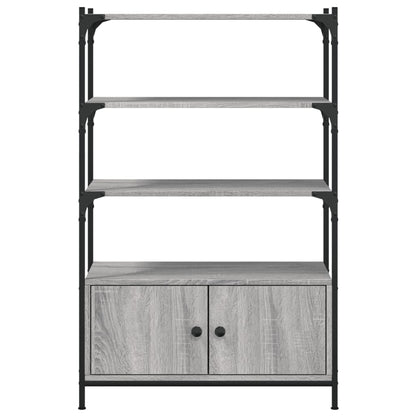 Bokhylle Sonoma Grå 3 etasjer 70x30x109,5 cm