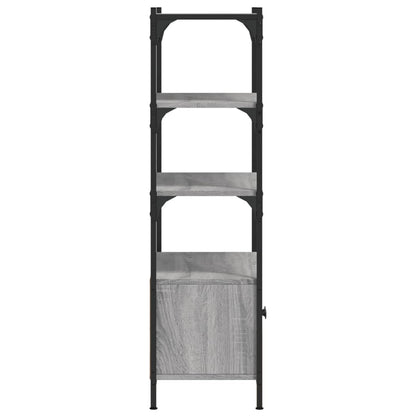Bokhylle Sonoma Grå 3 etasjer 70x30x109,5 cm