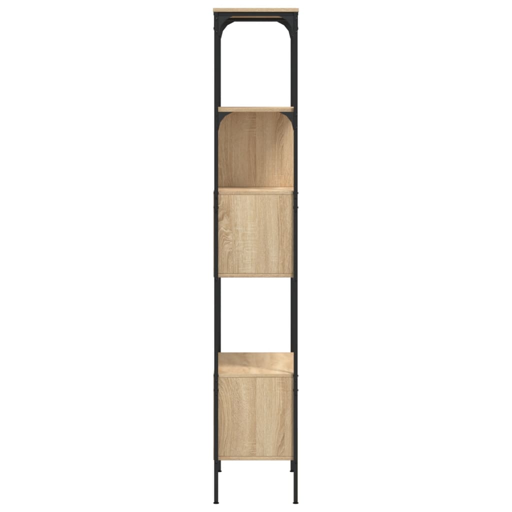 Bokhylle Sonoma Eik 5 etasjer 76x33x188,5 cm