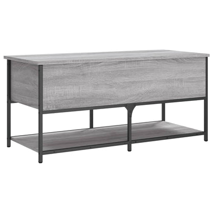 Oppbevaringsbenk Sonoma Grå 100x42,5x47 cm