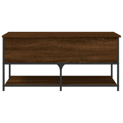 Oppbevaringsbenk Brun Eik 100x42,5x47 cm