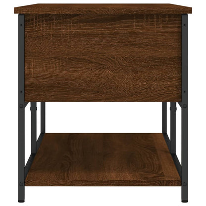 Oppbevaringsbenk Brun Eik 100x42,5x47 cm