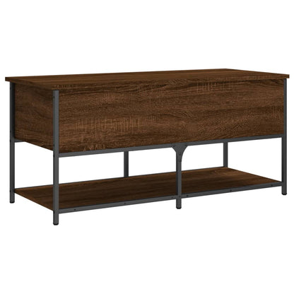 Oppbevaringsbenk Brun Eik 100x42,5x47 cm