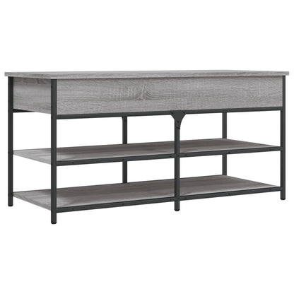 Skoskap Skohylle Skobenk Sonoma Grå 100x42,5x50 cm
