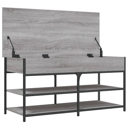 Skoskap Skohylle Skobenk Sonoma Grå 100x42,5x50 cm
