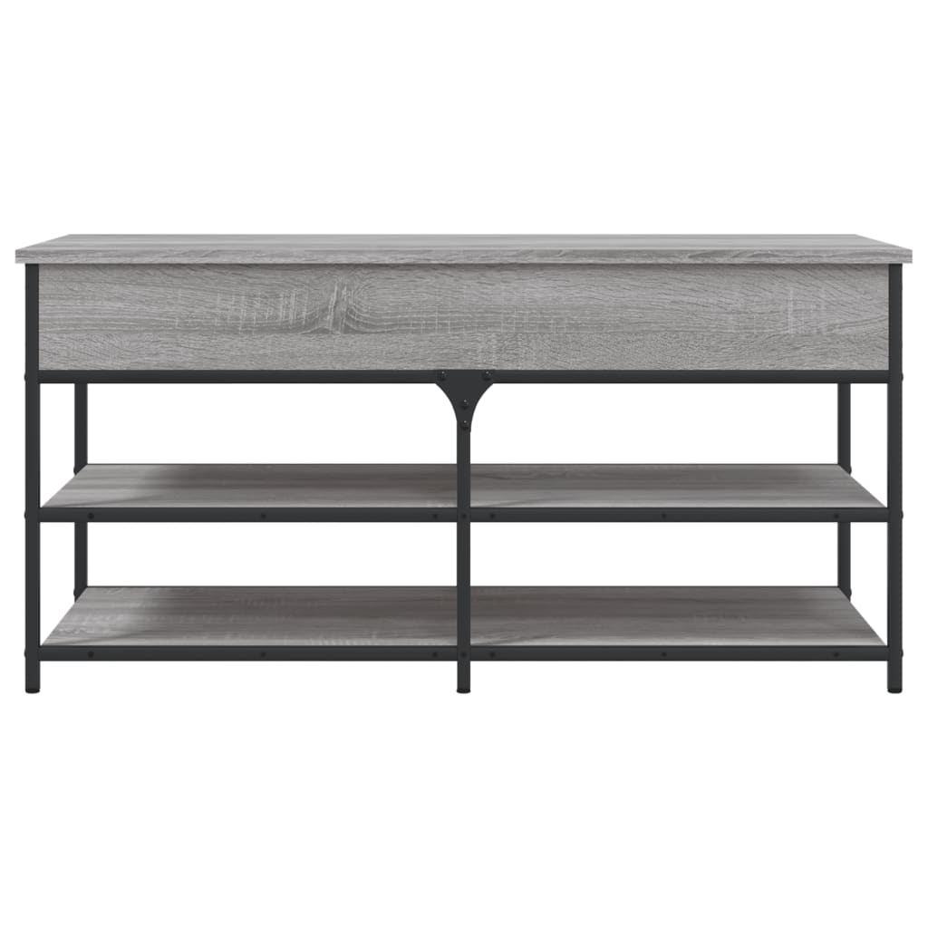 Skoskap Skohylle Skobenk Sonoma Grå 100x42,5x50 cm