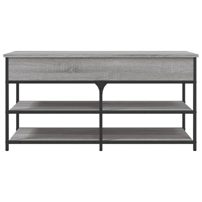 Skoskap Skohylle Skobenk Sonoma Grå 100x42,5x50 cm