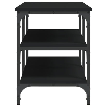 Skoskap Skohylle Skobenk Svart 100x38,5x49 cm