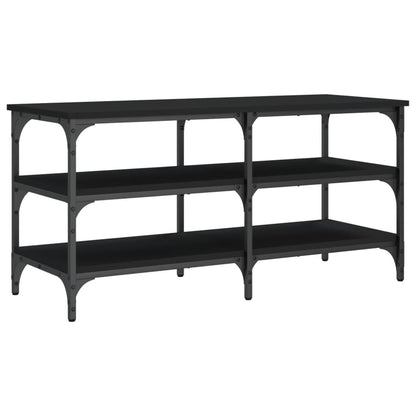 Skoskap Skohylle Skobenk Svart 100x38,5x49 cm