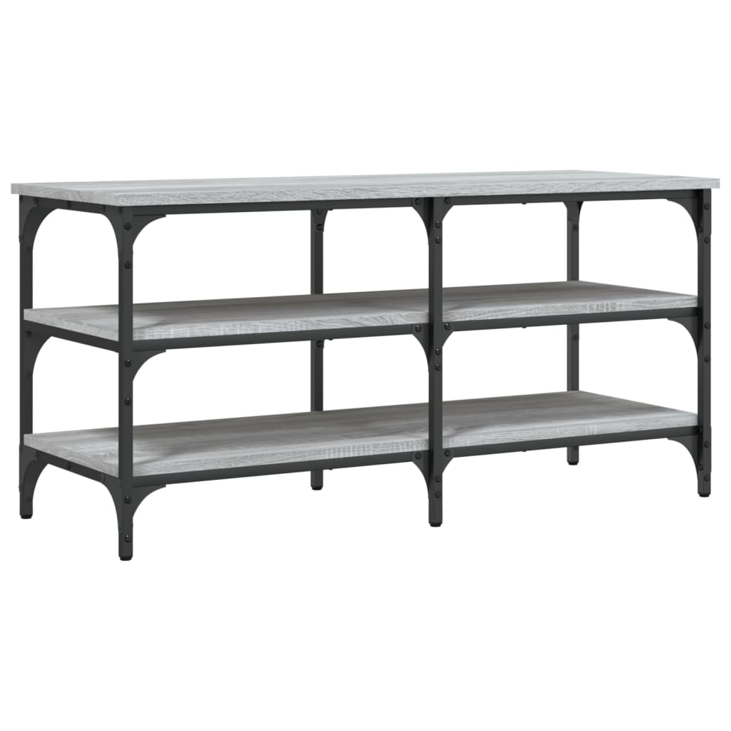 Skoskap Skohylle Skobenk Sonoma Grå 100x38,5x49 cm