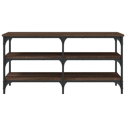 Skoskap Skohylle Skobenk Brun Eik 100x38,5x49 cm