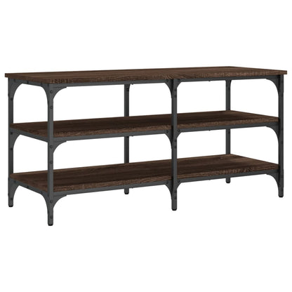 Skoskap Skohylle Skobenk Brun Eik 100x38,5x49 cm