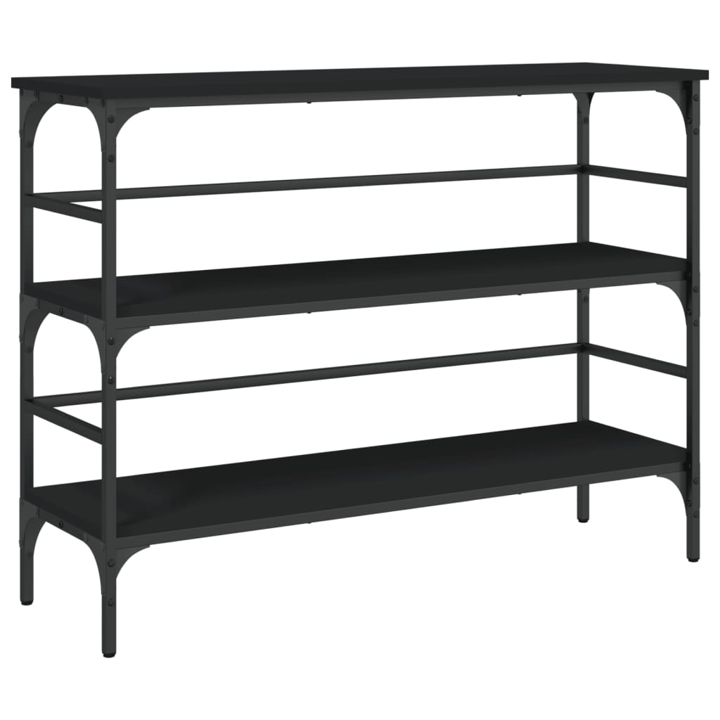 Avlastningsbord Konsollbord Svart 100x32x75 cm