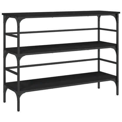 Avlastningsbord Konsollbord Svart 100x32x75 cm