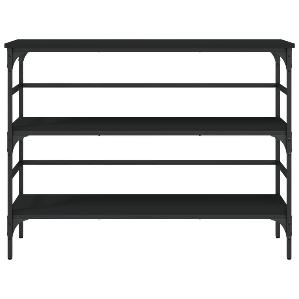 Avlastningsbord Konsollbord Svart 100x32x75 cm