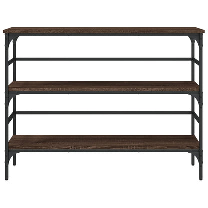 Avlastningsbord konsollbord Brun Eik 100x32x75 cm