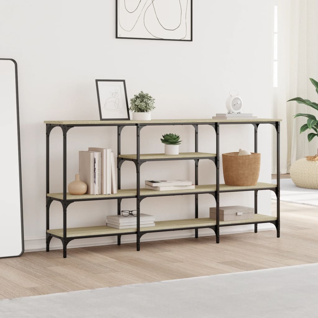 Avlastningsbord konsollbord Sonoma Eik160x29x80 cm