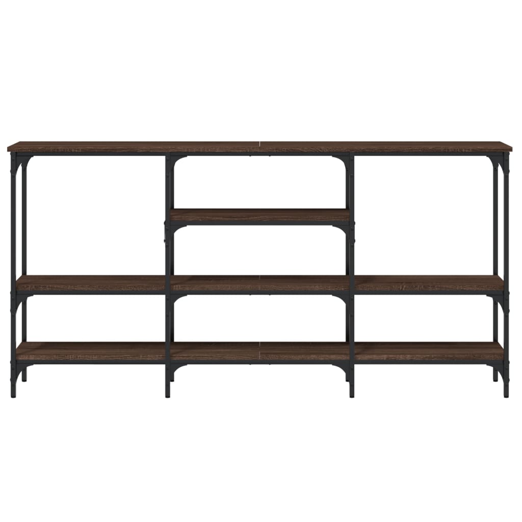 Avlastningsbord Konsollbord Brun Eik 160x29x80 cm