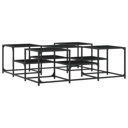 Salongbord Sofabord Svart 121x121x40 cm