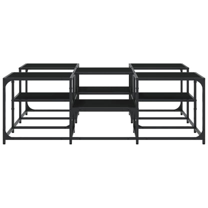 Salongbord Sofabord Svart 121x121x40 cm