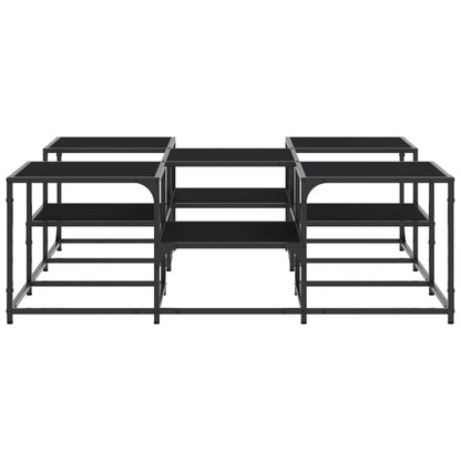 Salongbord Sofabord Svart 121x121x40 cm