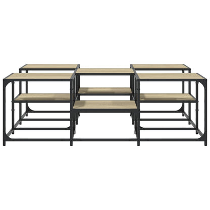 Salongbord Sofabord Sonoma Eik 121x121x40 cm
