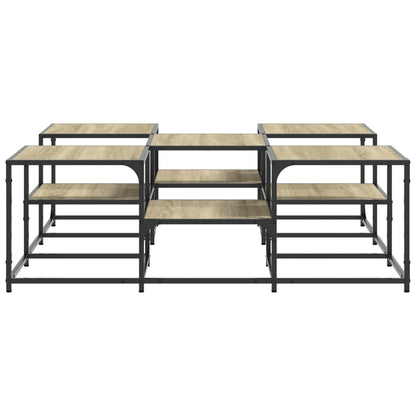 Salongbord Sofabord Sonoma Eik 121x121x40 cm