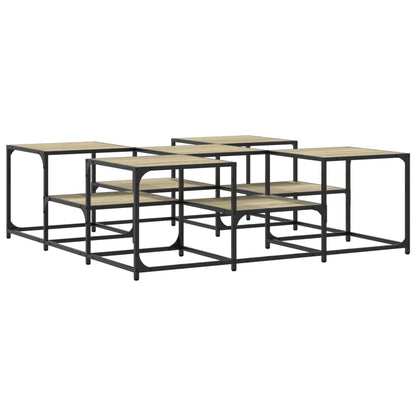 Salongbord Sofabord Sonoma Eik 121x121x40 cm