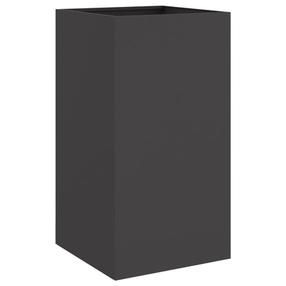 Plantekasse svart 42x38x75 cm stål
