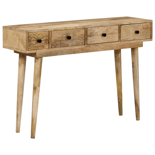 Avlastningsbord konsollbord Tre 110x30x75 cm grovt heltre mango