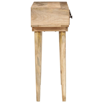 Avlastningsbord konsollbord Tre 110x30x75 cm grovt heltre mango