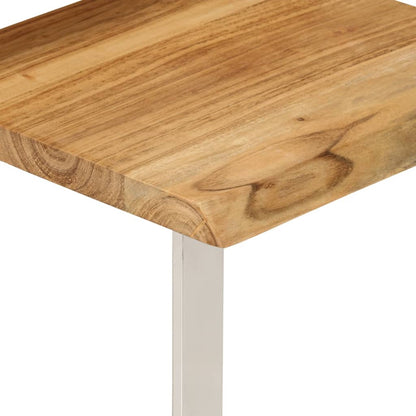 Sidebord Tre Stablebare med naturlig kant 3 stk heltre akasie