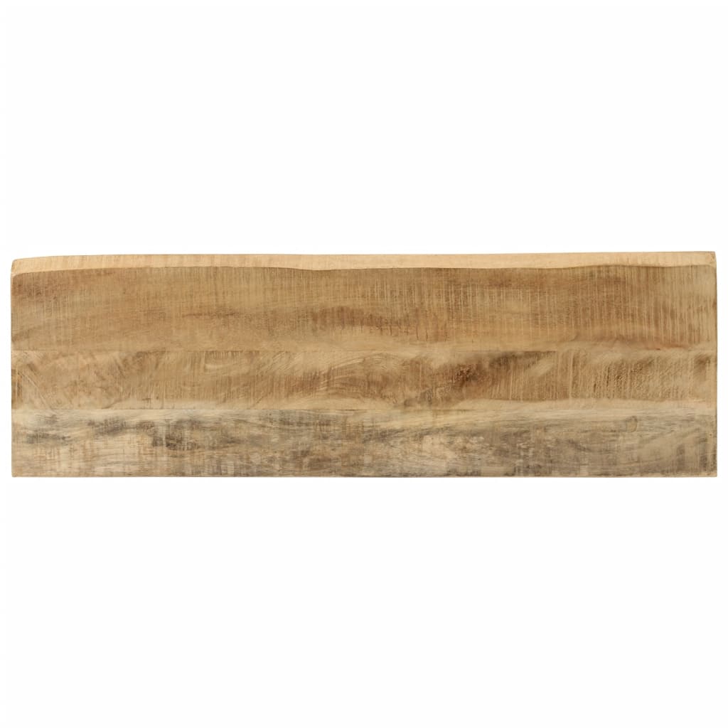 Avlastningsbord Konsollbord Tre med naturlig kant 105x33x76 cm heltre mango