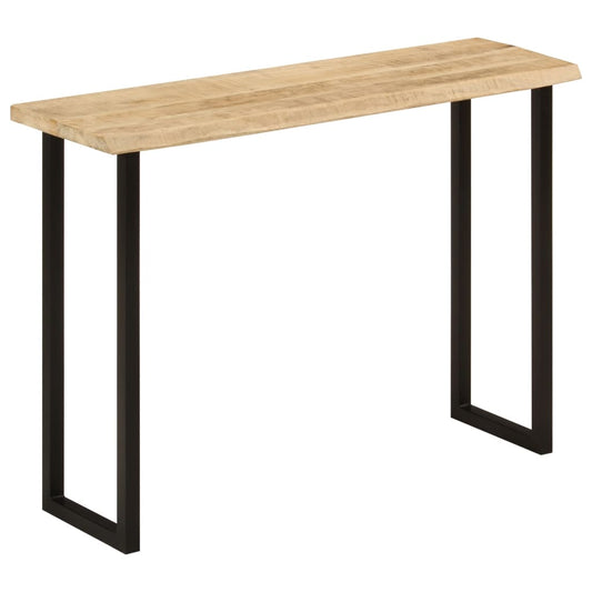 Avlastningsbord Konsollbord Tre med naturlig kant 105x33x76 cm heltre akasie