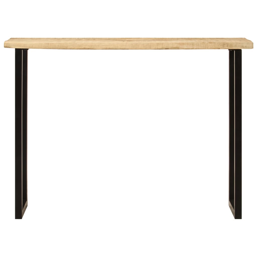Avlastningsbord Konsollbord Tre med naturlig kant 105x33x76 cm heltre akasie