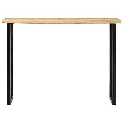 Avlastningsbord Konsollbord Tre med naturlig kant 105x33x76 cm heltre akasie
