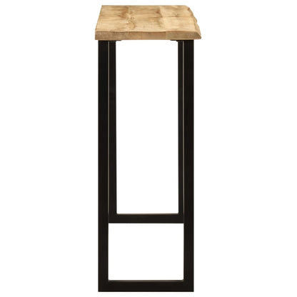 Avlastningsbord Konsollbord Tre med naturlig kant 105x33x76 cm heltre akasie
