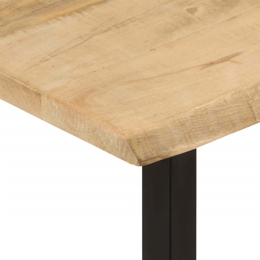Avlastningsbord Konsollbord Tre med naturlig kant 105x33x76 cm heltre akasie