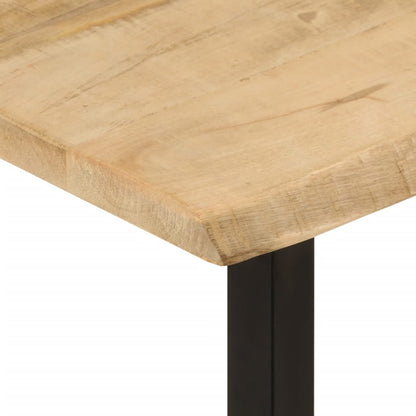 Avlastningsbord Konsollbord Tre med naturlig kant 105x33x76 cm heltre akasie