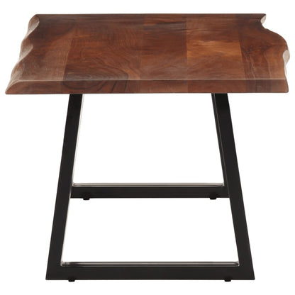 Salongbord Sofabord Tre heltre akasie Honningbrun 110x55x40 cm