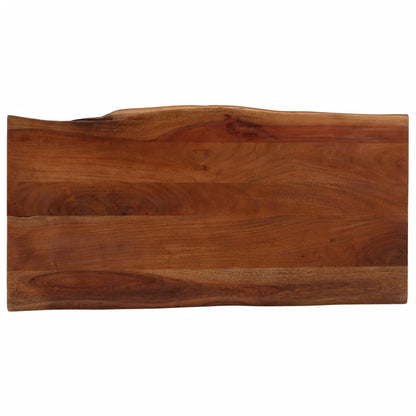 Salongbord Sofabord Tre heltre akasie Honningbrun 110x55x40 cm