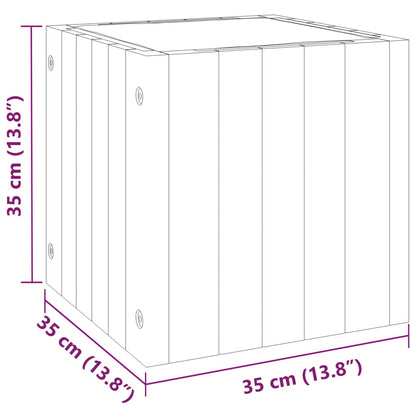 Plantekasse 35x35x35 cm helte akasie