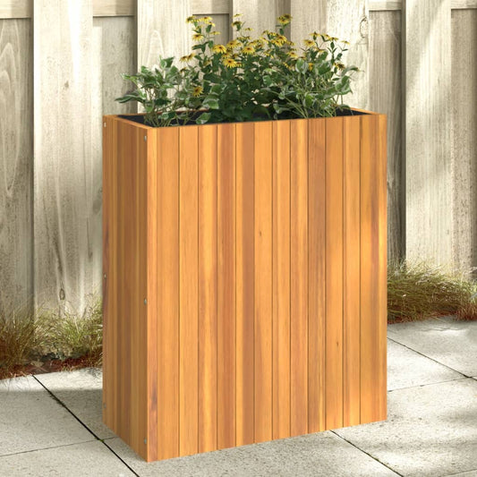 Utendørs Blomsterkasse Plantekasse Tre 59x27,5x70 cm helte akasie