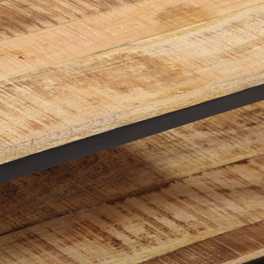 Salongbord Sofabord Tre 100x50x35 cm grovt heltre mangotre