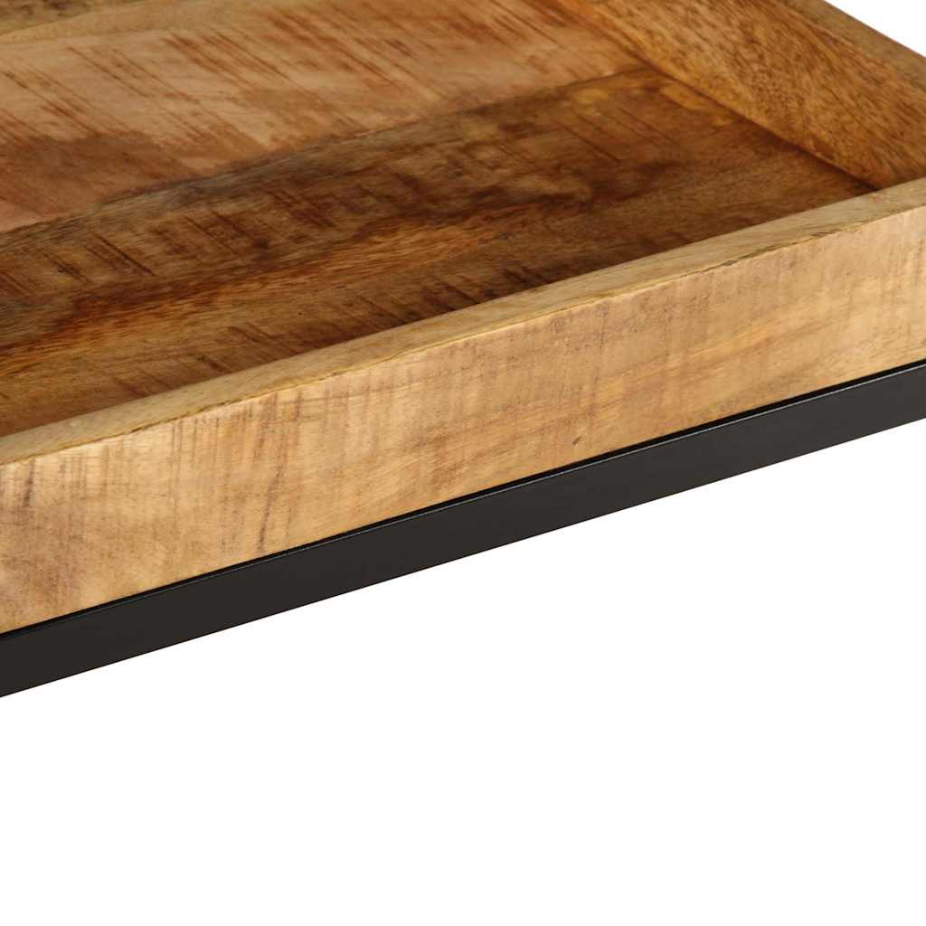 Sidetabell med hylle Brun 45 x 45 x 45 cm Massiv mango tre
