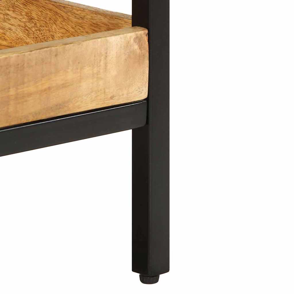 Sidetabell med hylle Brun 45 x 45 x 45 cm Massiv mango tre